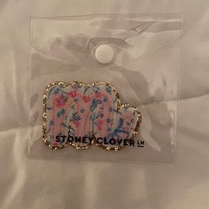 Stoney clover lane love shack fancy letter m patch nwt never used